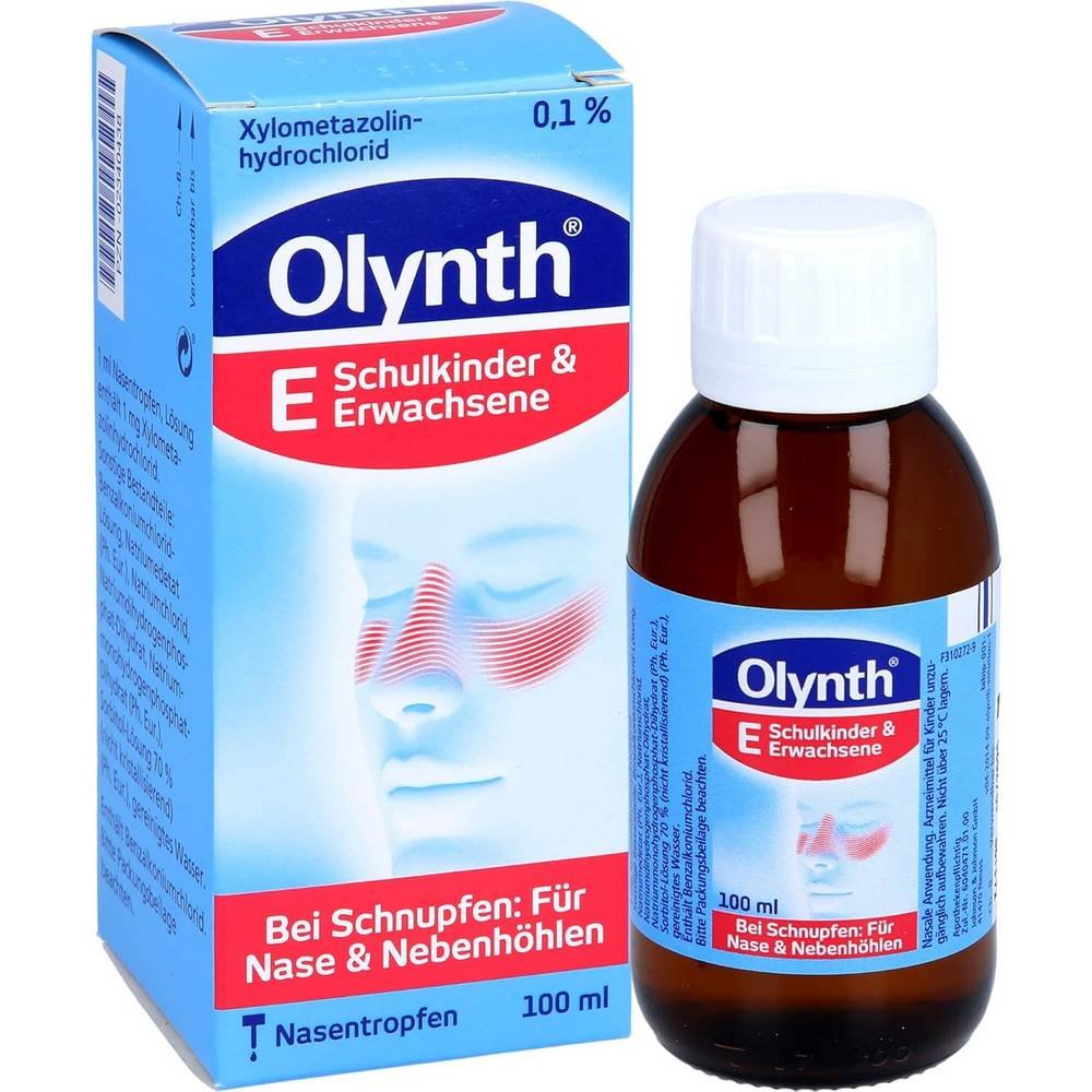 Olynth 0.1% for adults 100 ml Olynth 0,1% para la congestión nasal: alivio rápido de la secreción nasal y la congestión nasal.