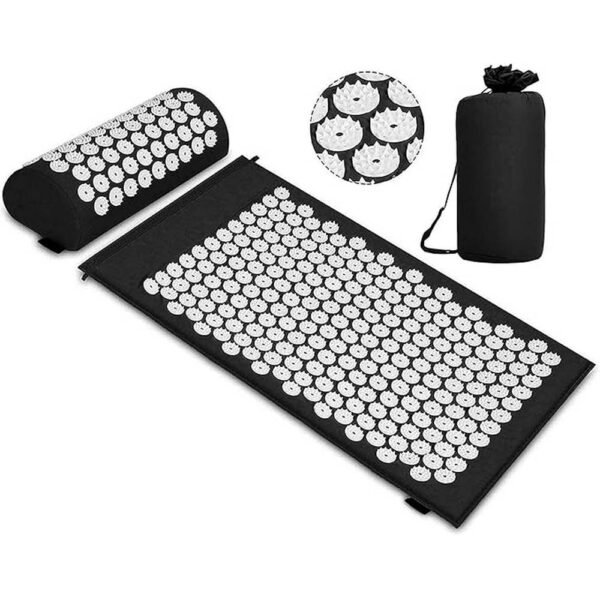 Soulagement de la douleur-Acupressure Set Acupressure Mat Cushion,Stress Reduction-Acupressure Set Acupressure Mat Cushion,Improved Sleep Quality-Acupressure Set Acupressure Mat Cushion