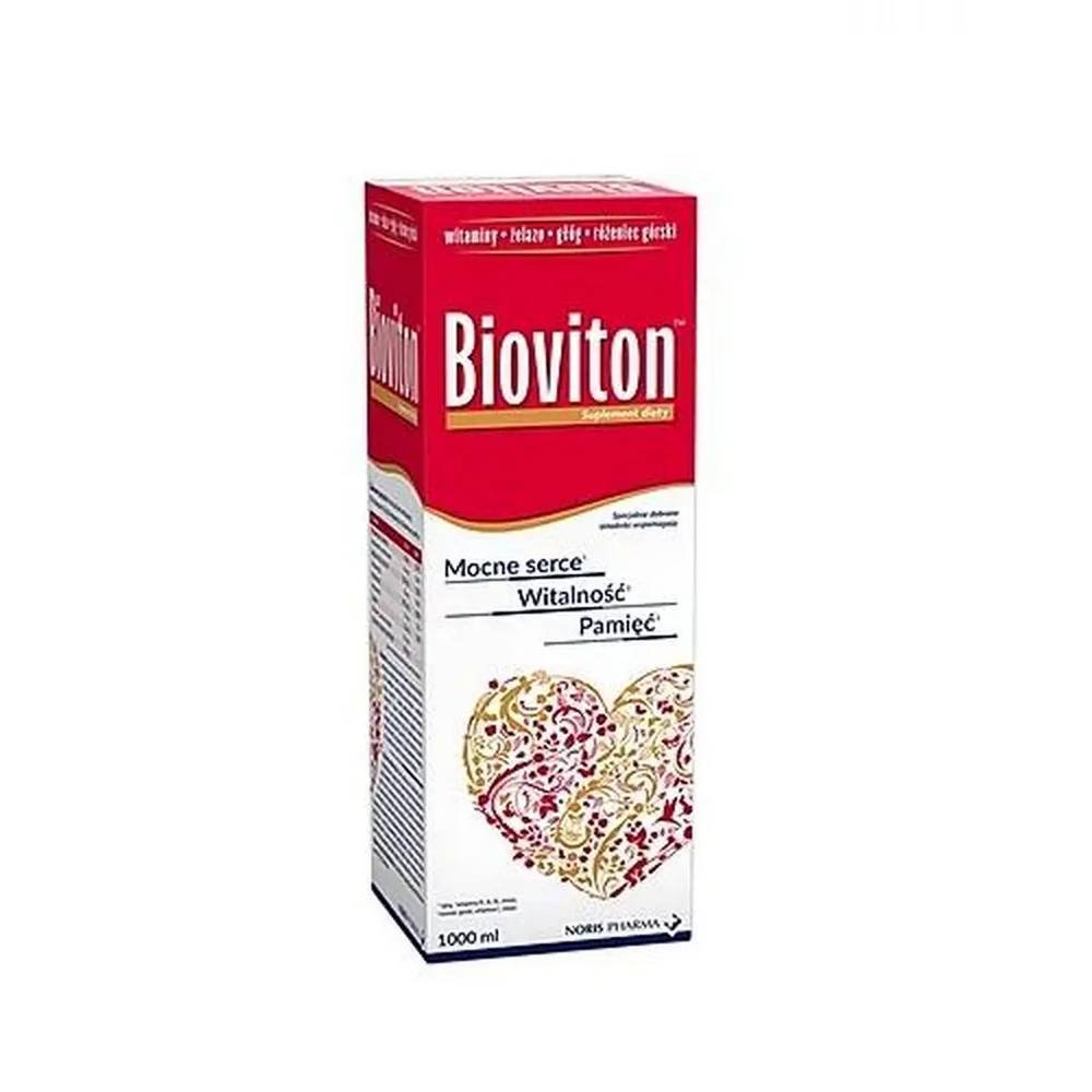 bioviton 1000ml BIOVITON es un producto destinado a adultos, especialmente a aquellos que se sienten cansados y con exceso de trabajo y desean mantener un buen estado y vigor, independientemente de su edad.