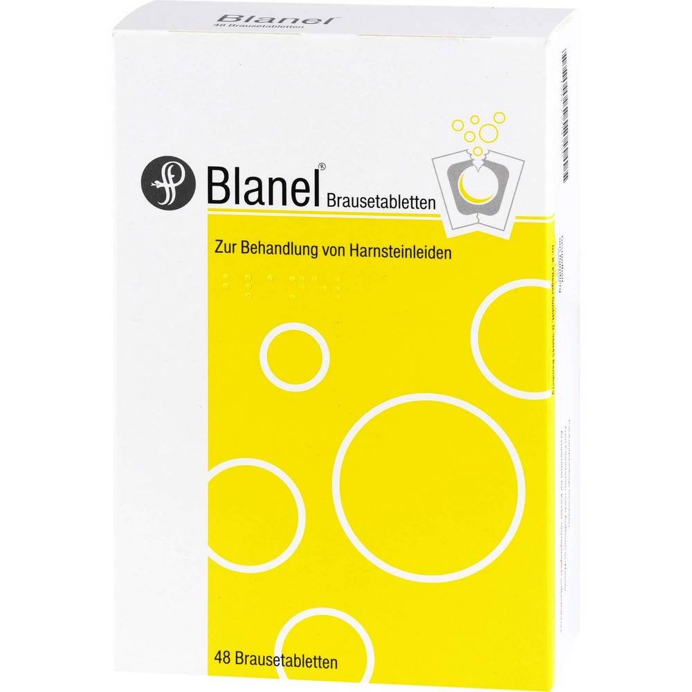 blanel brausetabletten 48 stuck Blanel is used to treat urolithiasis.
