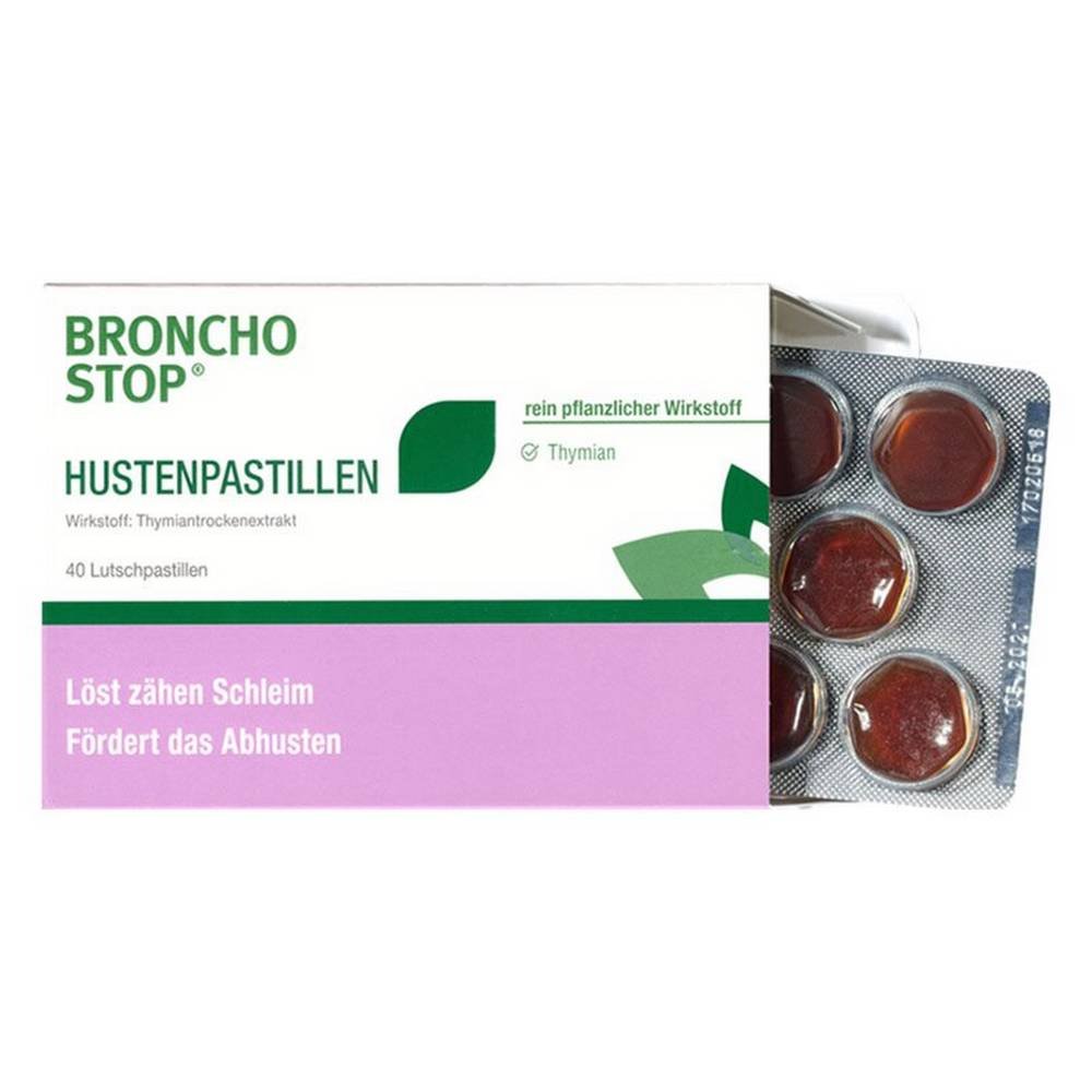 bronchostop duo hustenpastillen 20 Kwizda Pharma Bronchostop Duo for cough 20 These lozenges are made from natural ingredients and are designed to relieve cough and respiratory issues. They have antibacterial and anti-inflammatory properties.