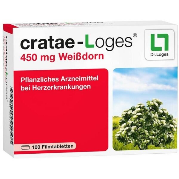 cratae-Loges 450 mg Hawthorn für die Heilung chronischer Erkrankungen («startschesologische Erkrankungen»)