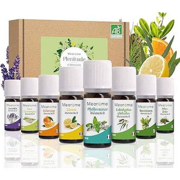 Stress Relief-Essential Oils Set, Organic Certified Fragrance Oi,Respiratory Support-Essential Oils Set, Organic Certified Fragrance Oi,Mood Enhancement-Essential Oils Set, Organic Certified Fragrance Oi