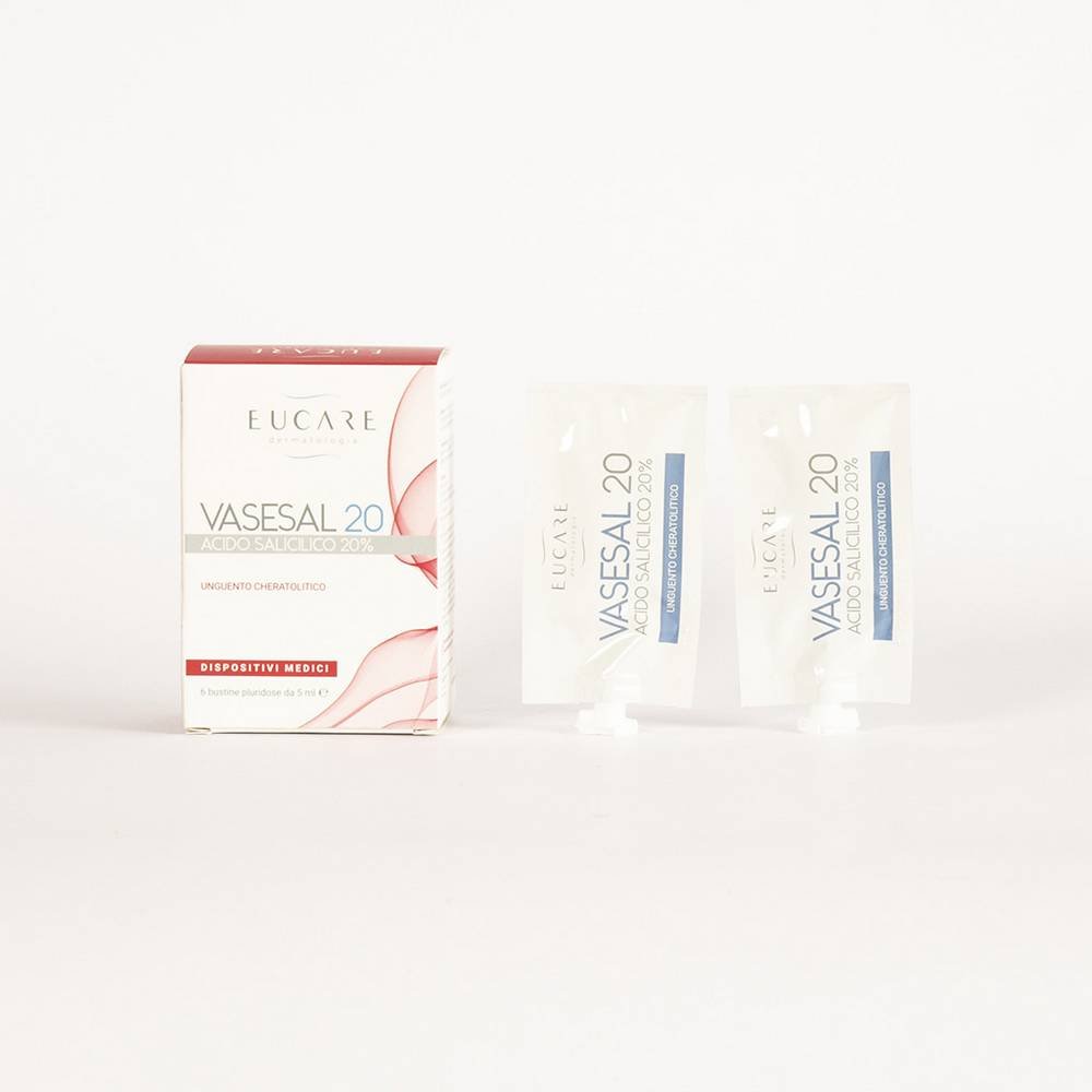 eucare vasesal 20 6 EUCARE Vasesal 20 6 для кератолитического удаления гиперкератотических слоев кожи или псориатических бляшек.