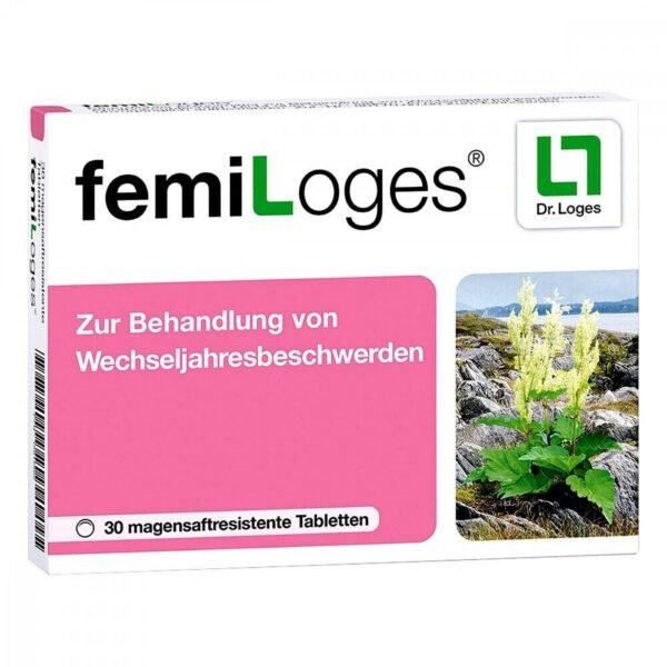 Femi Loges is used for menopausal symptoms, relieves hot flashes, sweating and sleep disorders.