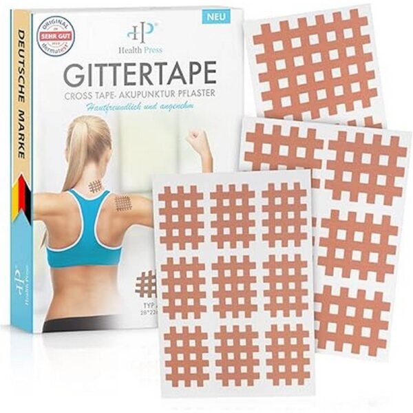 Alivio del dolor-Glittertape Cross Tape,Injury Prevention-Glittertape Cross Tape,Improved Circulation-Glittertape Cross Tape