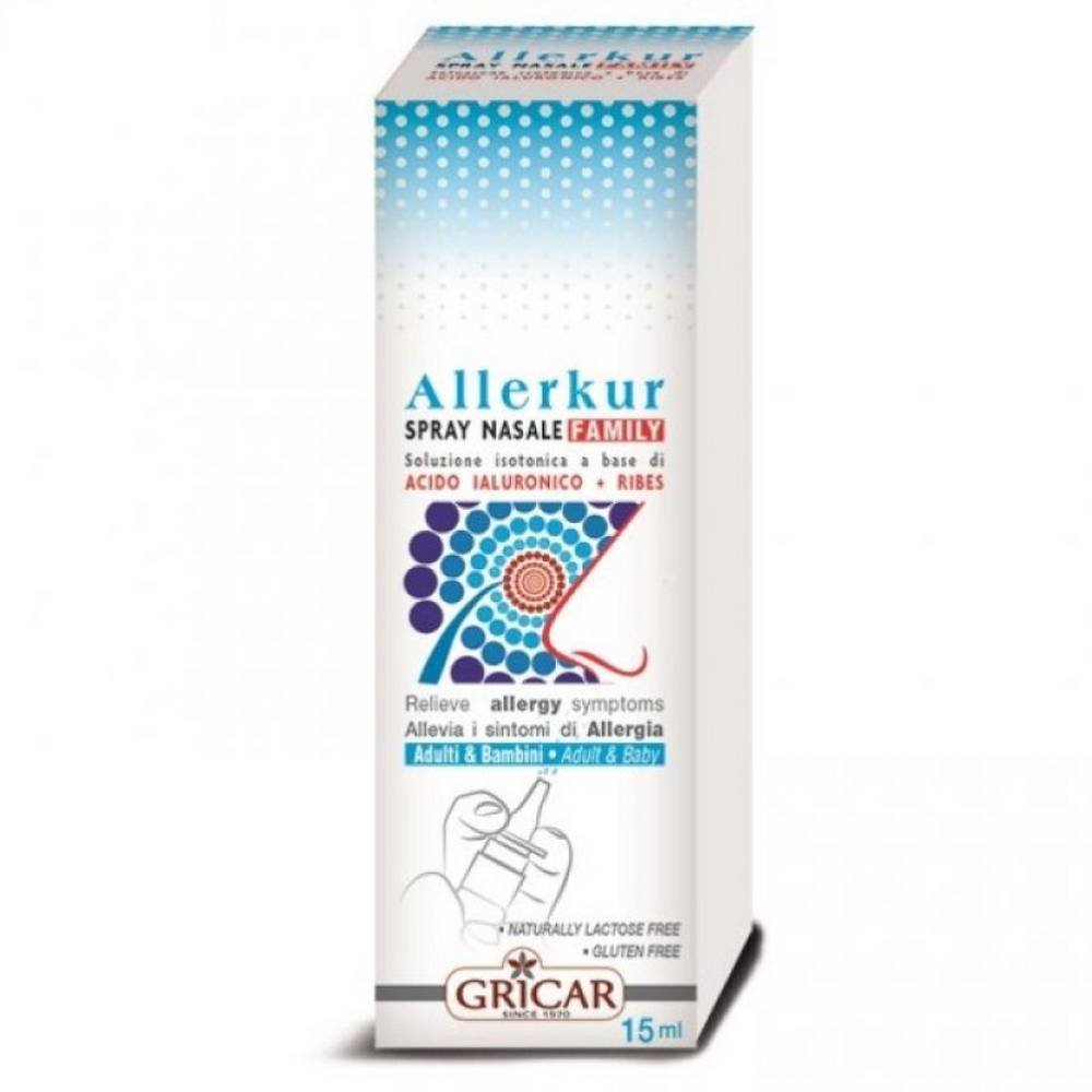 grisar chemical allerkur 15 ml GRICAR QUÍMICO Allerkur 15 ml para diluir y eliminar la mucosidad, como descongestionante, coadyuvante en el tratamiento de la rinitis en caso de alergias o resfriados, para la hidratación y humectación de las fosas nasales y para la protección de la mucosa.