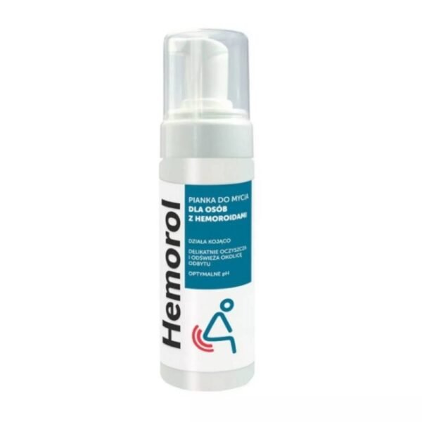 Hemorol est une mousse d'hygiène intime destinée aux personnes souffrant d'hémorroïdes.