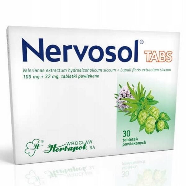 Nervosol Tabs is a traditional herbal remedy used for mild conditions of tension and difficulty falling asleep