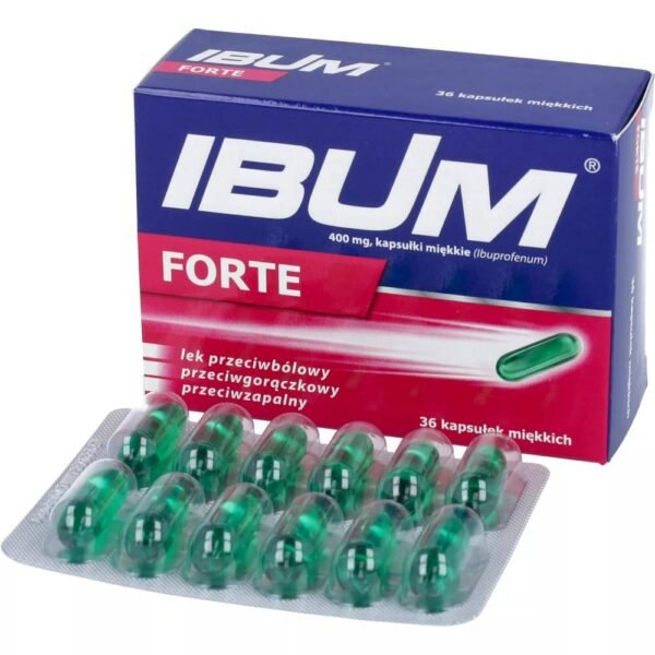 Ibum Forte has analgesic, antipyretic and anti-inflammatory properties.