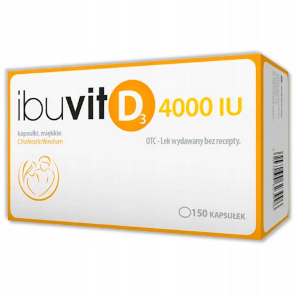 ibuvit d3 4000 iu 150 kaps Ibuvit D 4000 UI (unités internationales) contient du cholécalciférol, une substance similaire à la vitamine D, produite par le corps humain sous l'influence du rayonnement solaire.