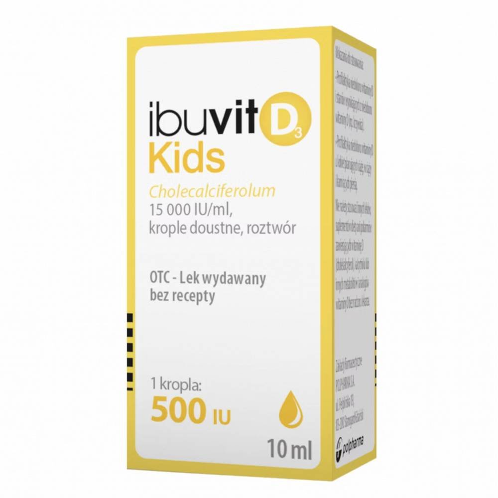 ibuvit d3 kids 15 000iuml 10ml Ibuvit D3 Kids is a medicinal product in the form of drops for oral administration, containing vitamin D3.