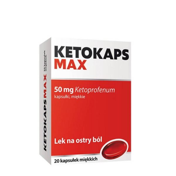 Ketocaps Max is a drug with analgesic, anti-inflammatory and antipyretic effects.