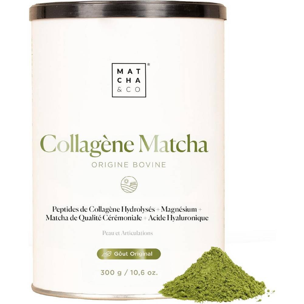 kollagen mit magnesium matcha tee und hyaluronsaure 300 g collagen with magnesium matcha tea and hyaluronic acid 300 g Peau, cheveux, ongles-Collagène avec magnésium, Matcha-Tee et Hyaluronsäure