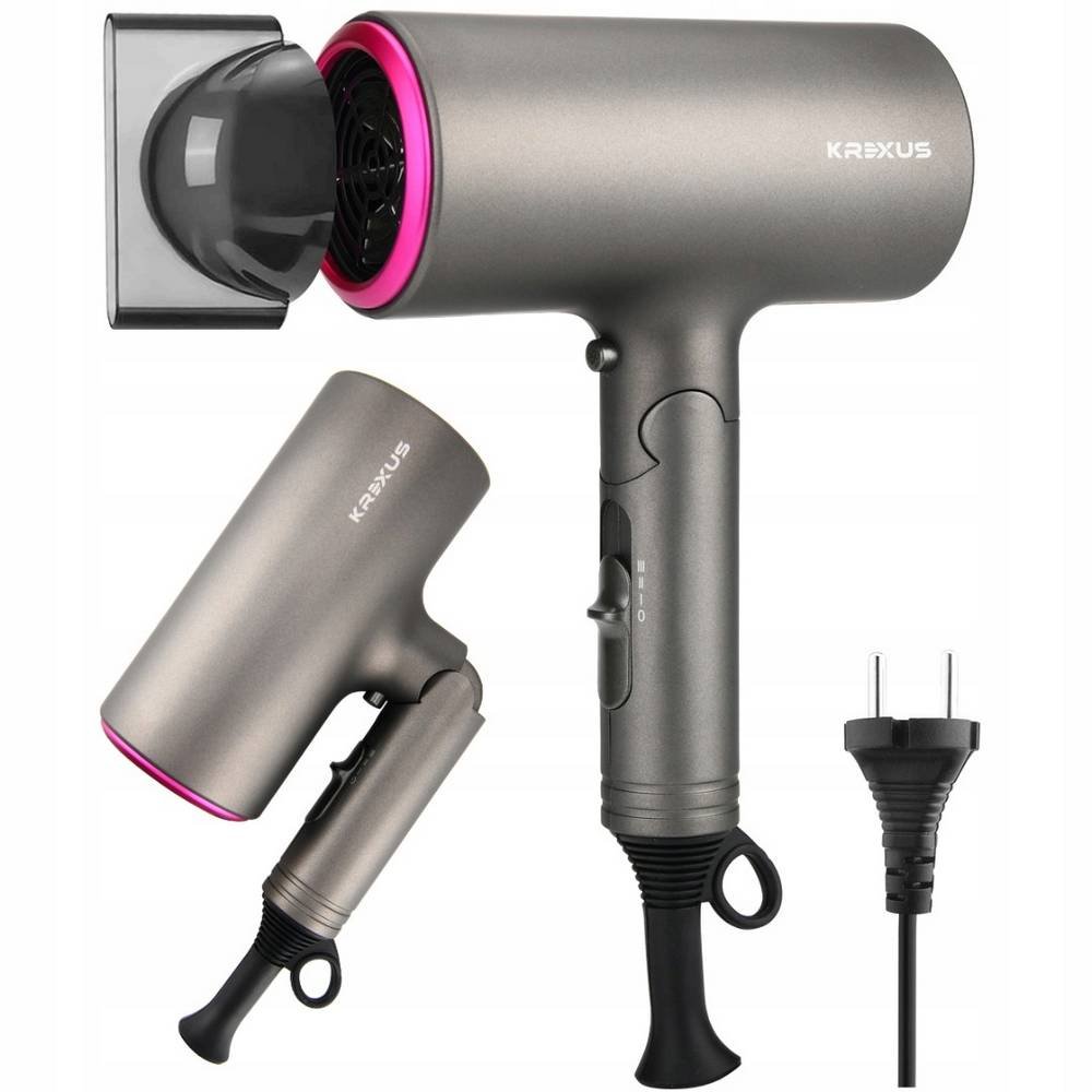 krexus ex9116 professional hair dryer ionization foldable Krexus EX9116 Professional Hair Dryer Ionization Foldable is the perfect combination of good design, quality and functionality, adjustable blowing speed, ionic technology, cold air flow.