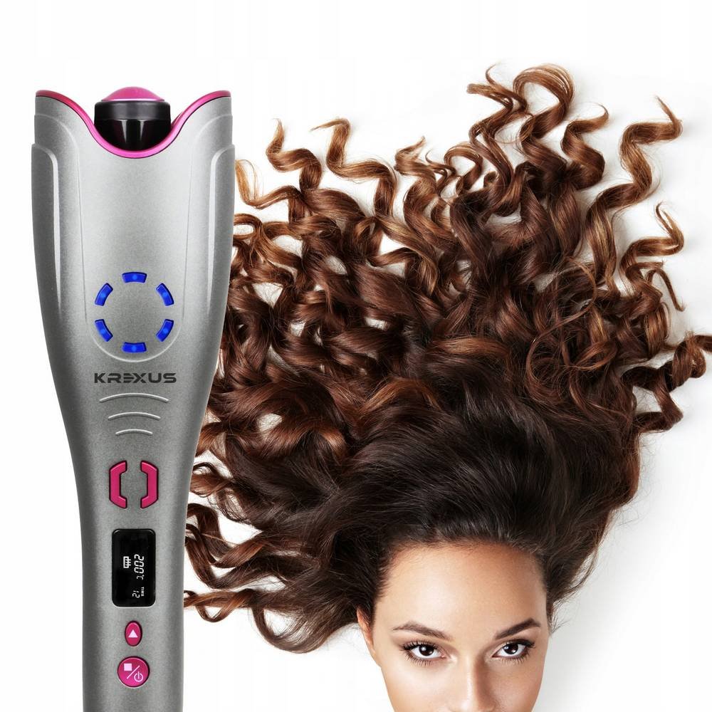 krexus ex9179 lokowka do wlosow automatyczna Krexus EX9179 Hair Curler Automatic Ceramic Curl LCD will help you quickly and easily create perfect professional curls with minimal effort, providing very fast heating, as well as constant and safe heat distribution throughout the curling process.
