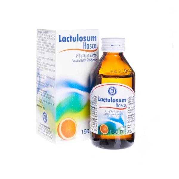 Lactulosum Hasco is a syrup with a laxative effect.