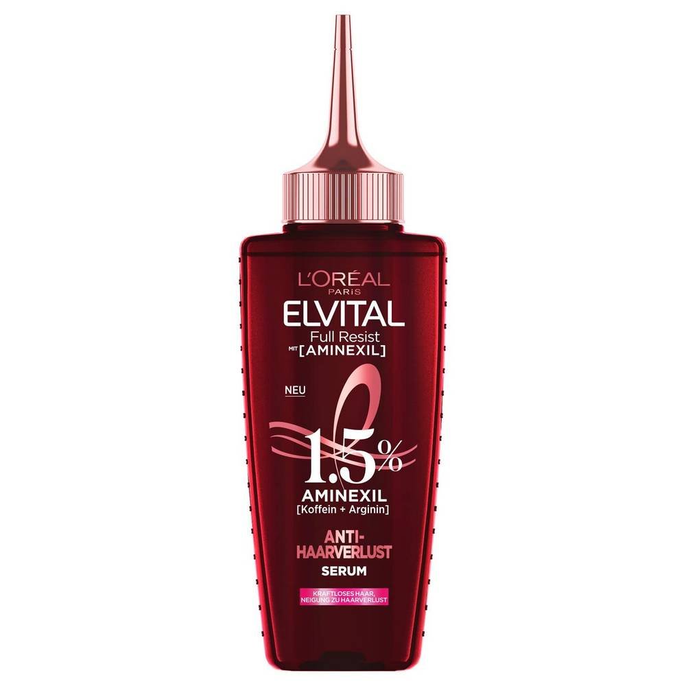 loreal paris elvital 102 ml Le Sérum Anti-Chute Elvital de L'Oréal Paris pour cheveux fragiles et cassants, renforce le follicule pileux et stimule la croissance des cheveux.