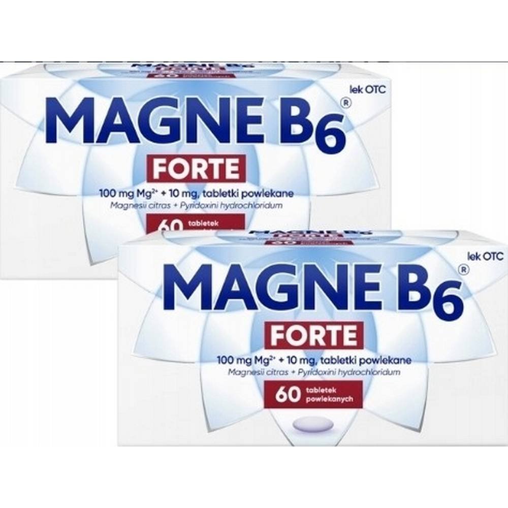 magne b6 forte 2 x 60 tablets magne b6 forte 2 x 60 tabletek depress-MAGNE B6 FORTE 2 x 60 tablets-MAGNE B6 FORTE 2 x 60 tabletek