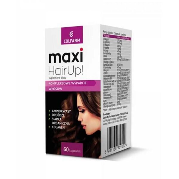 Maxi HairUp! it soothes and stimulates hair growth.