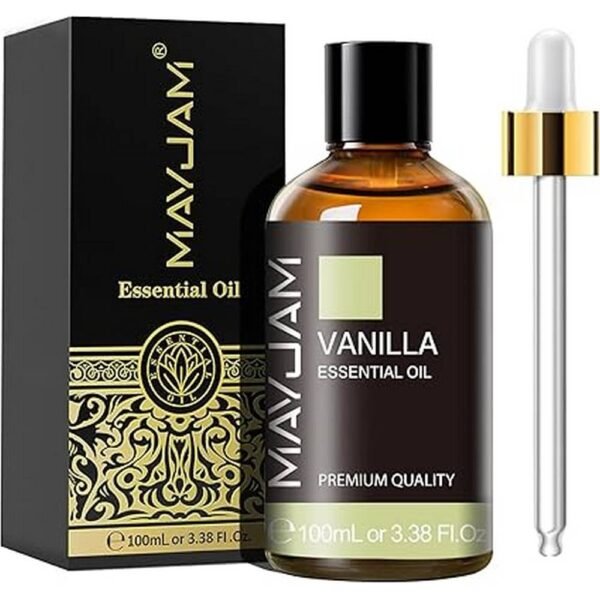 Stress and Anxiety-MAYJAM Vanilla Essential Oil,Improving Mood-MAYJAM Vanilla Essential Oil,Skin Problems-MAYJAM Vanilla Essential Oil