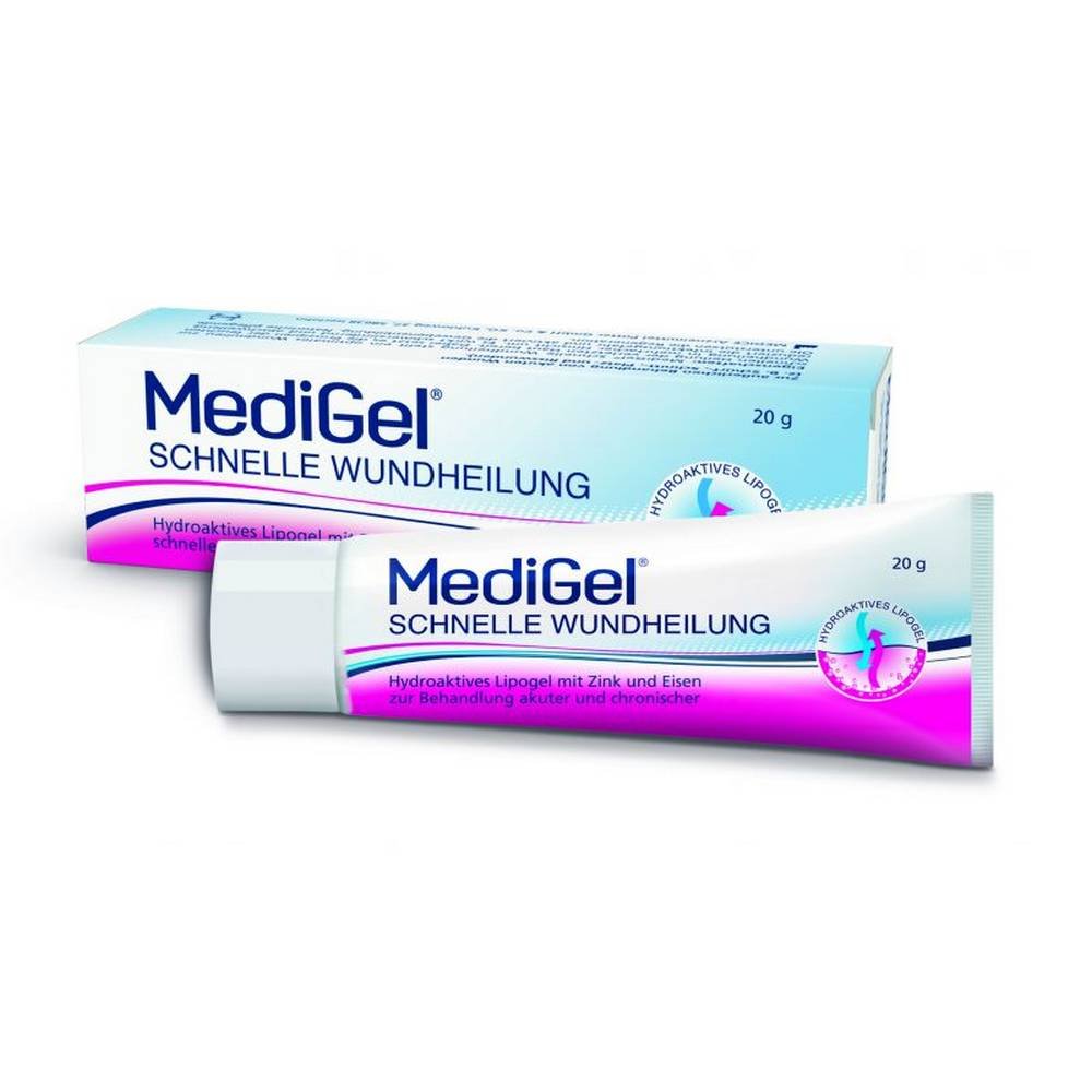 medigel wund und heilgel 20g MediGel ® is a hydroactive lipogel developed for wound healing.