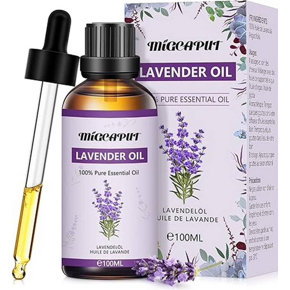 migcaput essential oils lavender oil atherische ole von migcaput lavendelol100ml Stress and anxiet-Migcaput Essential Oils Lavender Oil,Insomnia-Migcaput Essential Oils Lavender Oil,relaxing massage, Skin problems-Migcaput Essential Oils Lavender Oil