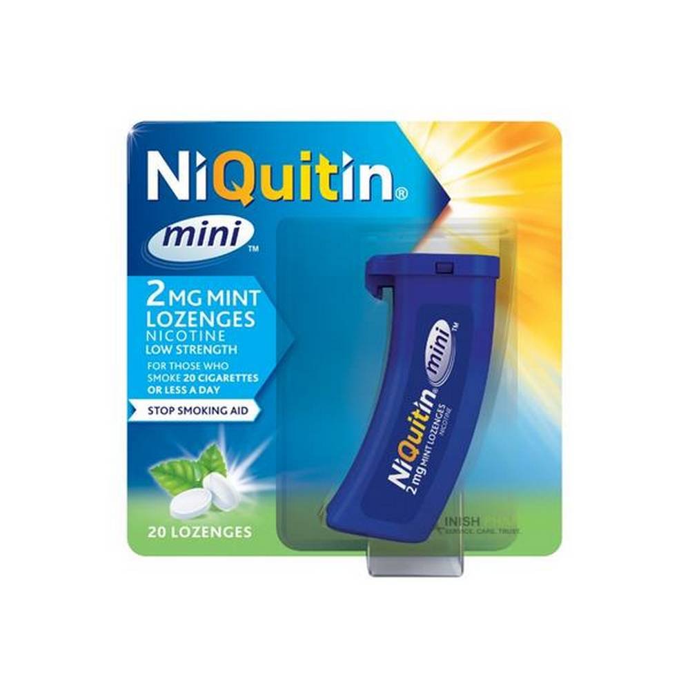 niquitin mini lozenges 2 mg 20 tablets niquitin mini tabldo ssania 2 mg 20 tabl Anti-tabac-NiQuitin Mini pastilles 2 mg
