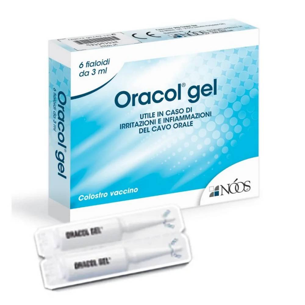 noos oracol gel 6 fiale NOOS oracol gel 6 frascos - producto sanitario útil para las úlceras bucales, ayuda a aliviar el dolor, forma una película protectora que se adhiere a la mucosa, asegurando una curación más rápida.