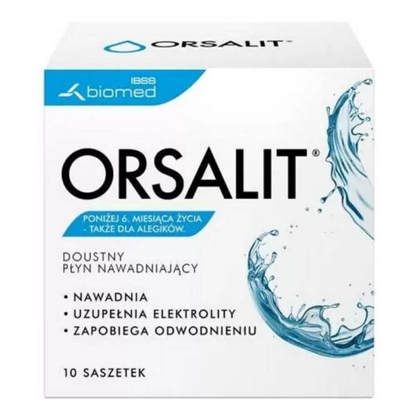 L'Orsalite reconstitue les électrolytes et hydrate le corps.