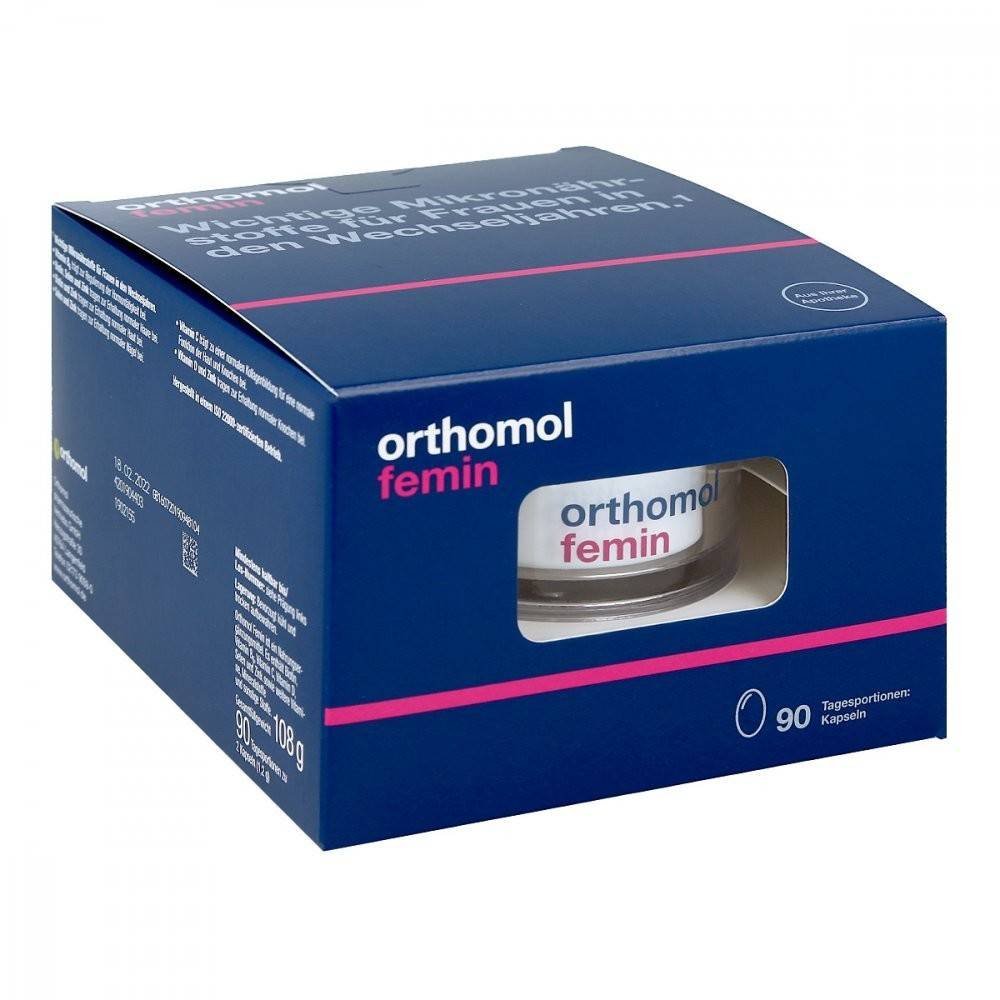 orthomol femin kapseln 180 stk Orthomol Femin is a nutritional supplement for women during the menopause.