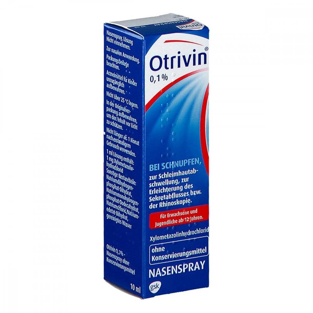 otrivin 01 ohne konservierungsmittel 10ml Novartis Otrivin 0.1% 10ml it is intended to relieve nasal congestion and make breathing easier.