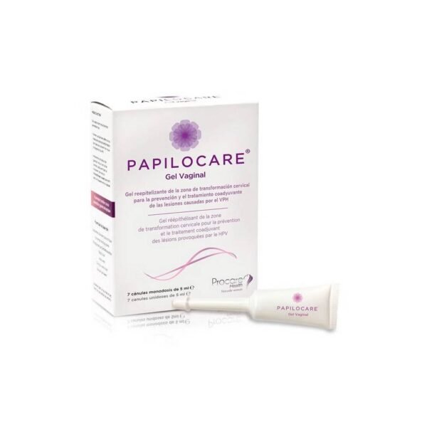 Papilocare gel for the prevention and treatment of cervical lesions caused by HPV.