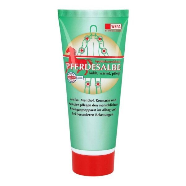 Horse ointment cools, warms, cares for and relaxes muscles and joints.