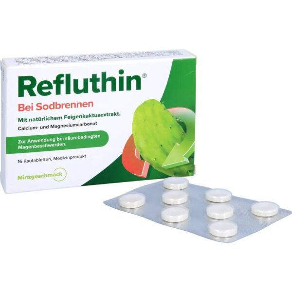 Reflutin® chewable tablets provide quick relief from stomach problems associated with acidity.