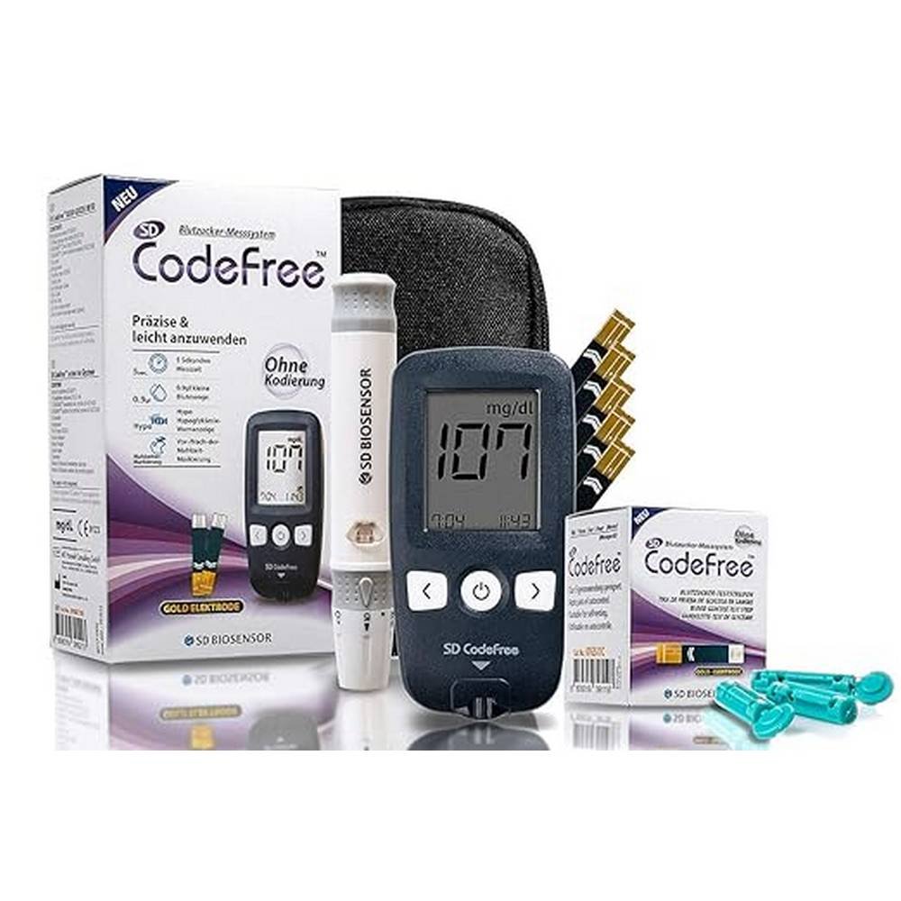 sd codefree blood glucose meter starter blutzuckermessgerat starter1 Surveillance du diabète-SD CodeFree Blood Glucose Meter Starter,Adjusting Treatment-SD CodeFree Blood Glucose Meter Starter,Preventing Complications-SD CodeFree Blood Glucose Meter Starter