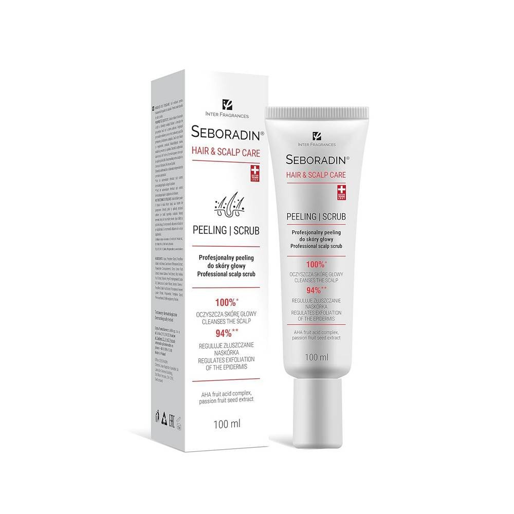 seboradin hair and scalp care profesjonalny 100 ml Seboradin Hair & Scalp регулирует процесс отшелушивания, оказывает успокаивающее действие, помогает защитить и увлажнить кожу головы.