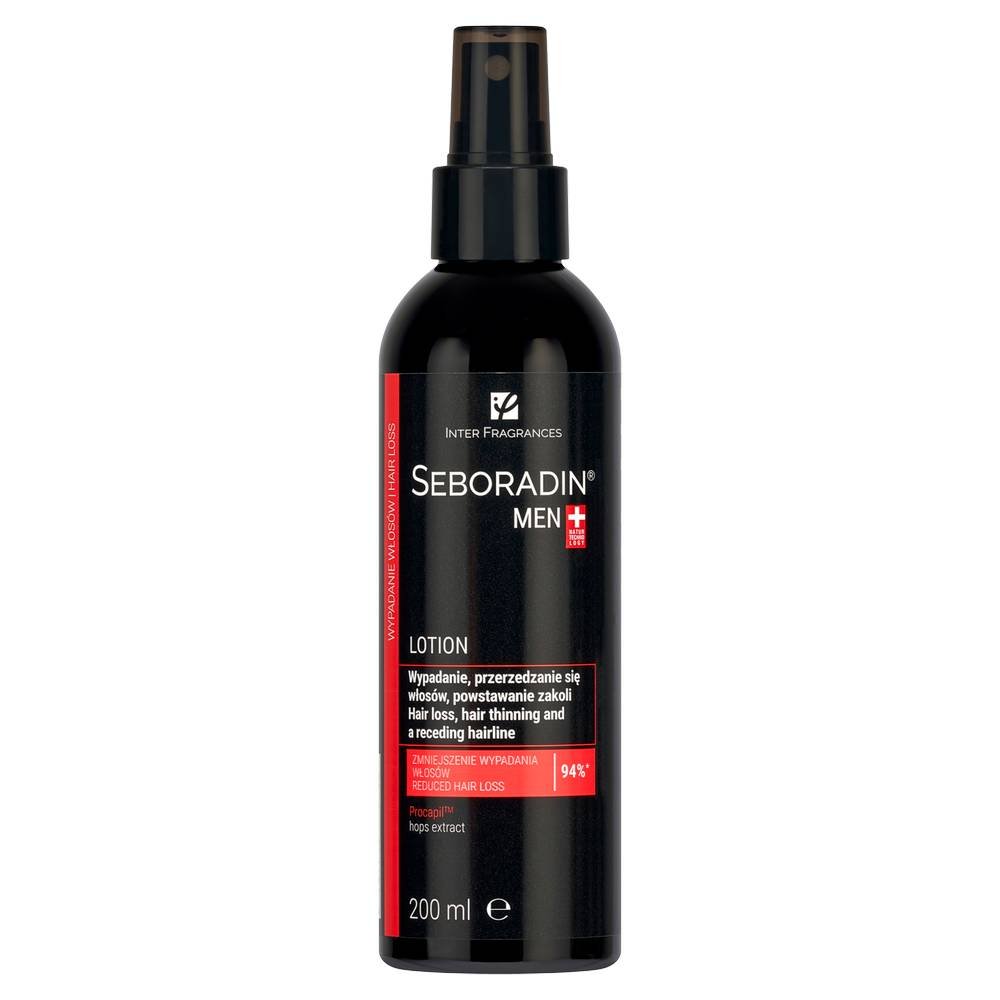 seboradin men na wypadanie wlosow 200 ml Seboradin Men for hair loss 200 ml stops hair loss, stimulates hair growth, slows down the aging process of hair follicles.