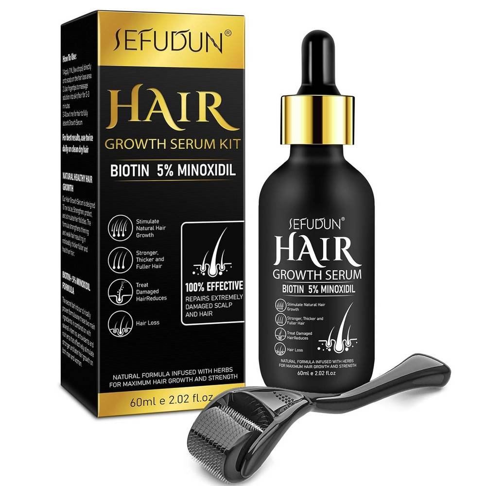 sefudun hair biotonin 5 minoxsidil 60 ml Sefudun HAIR contre la chute des cheveux, nourrit et stimule les follicules pileux, améliore la croissance, les cheveux deviennent épais et denses.