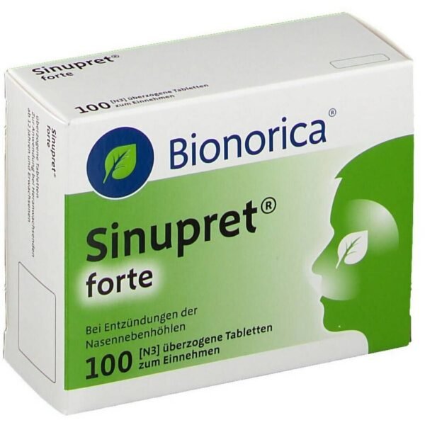 Sinupret Forte tiene un efecto expectorante y permite que las membranas mucosas inflamadas se hinchen.