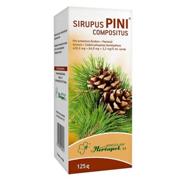 Sirupus Pini Compositus is a medicine used to treat dry, tiresome cough due to catarrh of the upper respiratory tract.