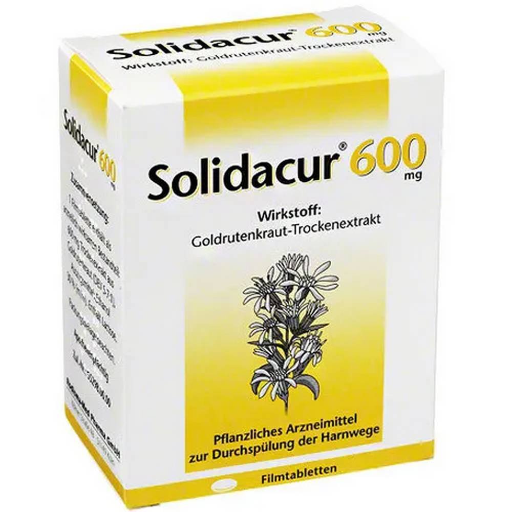 solidacur 600 mg filmtabletten 100 stuck Solidacur réduit le risque d'infections fréquentes des voies urinaires.