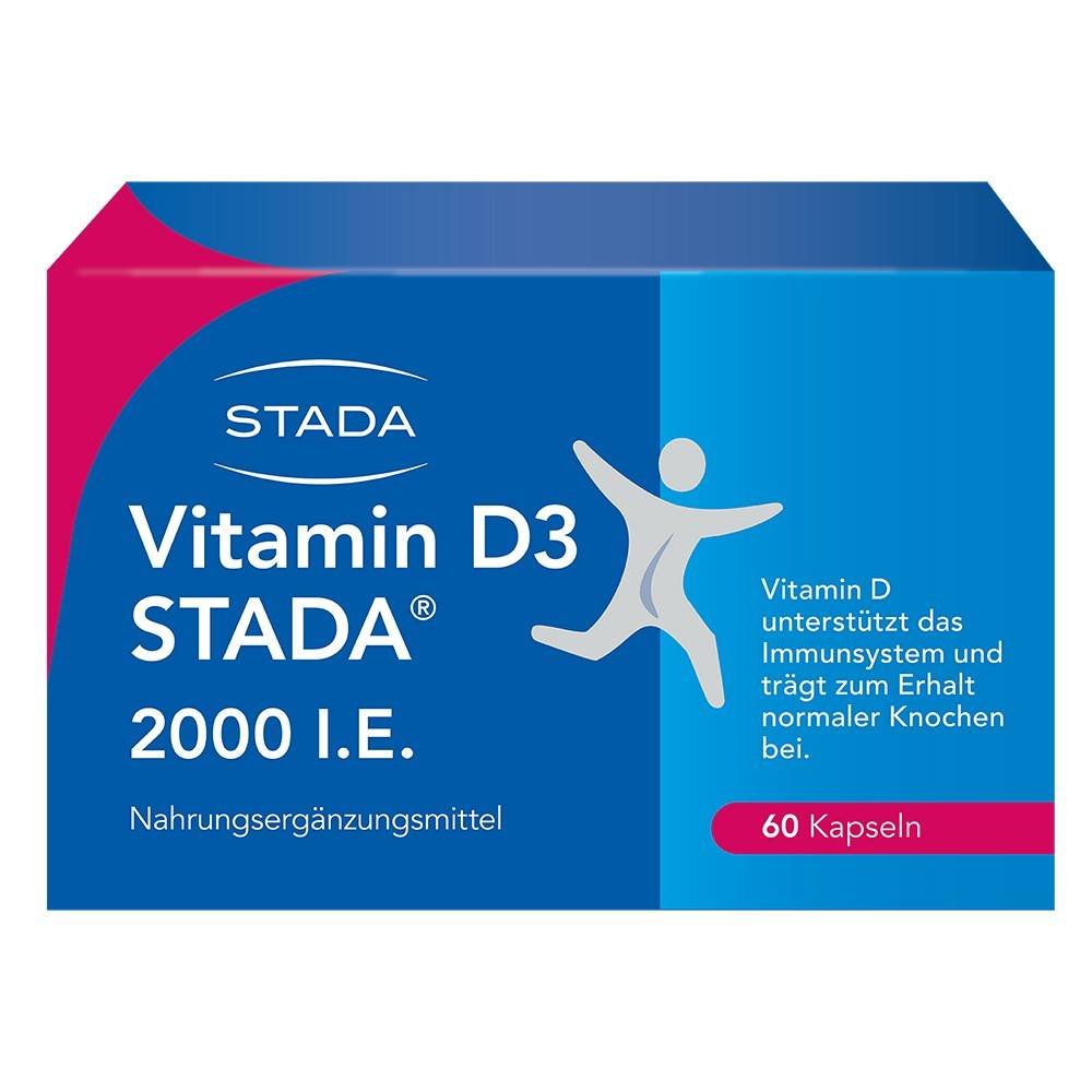 stada vitamin d3 stada 2000 ie kapseln 60 stk Vitamin D3 STADA® 2000 IU to support the immune system and bone health.