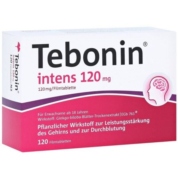 Tebonin Intensive mejora la circulación cerebral y el rendimiento mental.