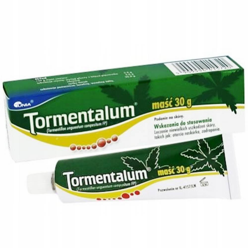 tormentalum masc 30 g Tormental is an ointment with astringent and anti-inflammatory properties.