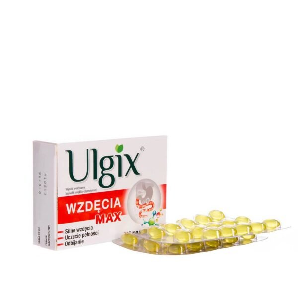 Ulgix Bloating Max is used to relieve symptoms associated with the accumulation of gas in the stomach and intestines as a result of intestinal fermentation during the digestive process.