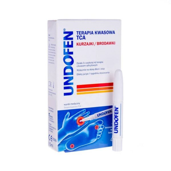 Undofen Pro Pen Acid Therapy TCA warts and warts, gel, 1 applicator effectively and painlessly removes warts and warts.