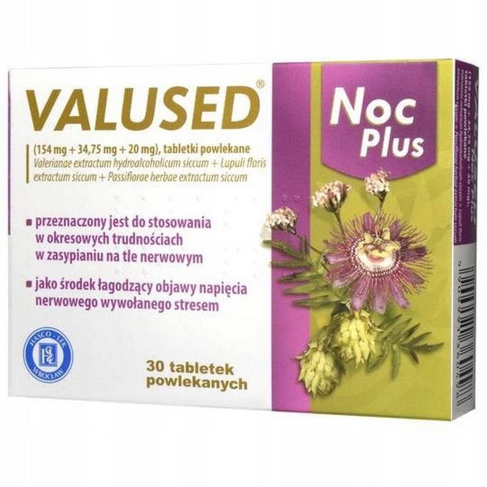 valused night plus 30 calming tablets valused noc plus 30 tabletek uspokajajacych calm sleep-VALUSED Night Plus 30 Calming Tablets-VALUSED Noc Plus 30 tabletek uspokajających