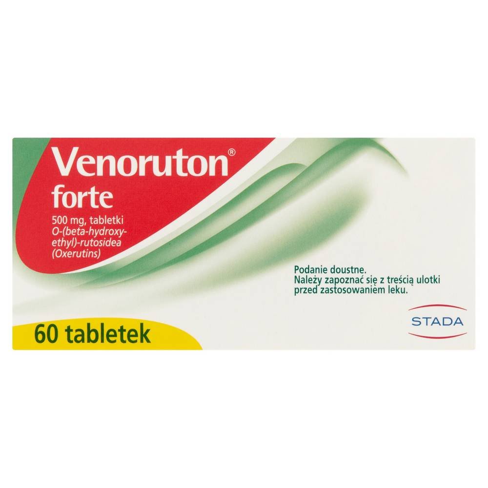 venoruton forte 500 mg60 Reduces swelling -Venoruton Forte, 500 mg,