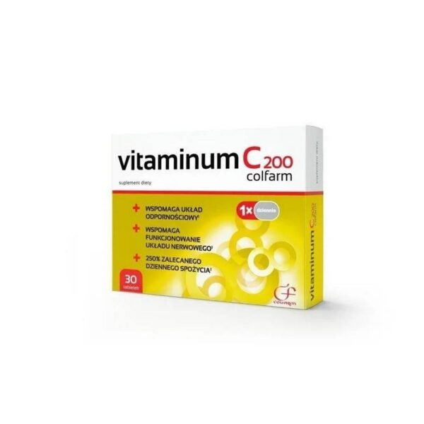Colfarm VitaminC 200mg 30